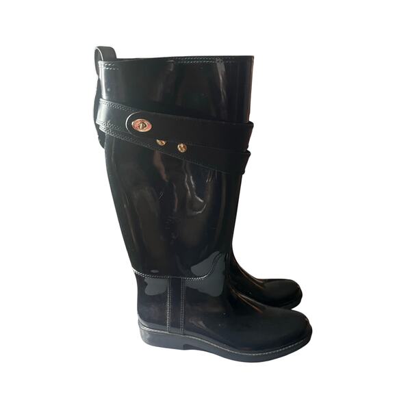 Coach Talia rain boots size 9 - Picture 1 of 8